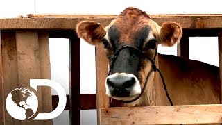 Una vaca en Alaska | Alaska: Hombres primitivos l Discovery Latinoamérica