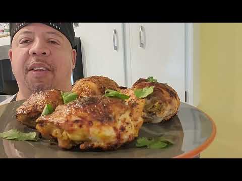 Air-Fried Hot Honey Chicken Thighs