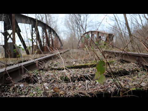 Fosta cale Ferată Subcetate -  Hațeg, podul peste râul Galbina