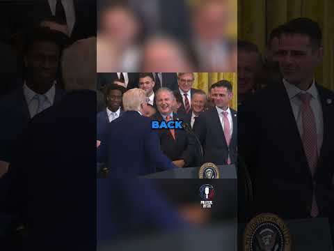 Trump Jokes with the Champion Gators About Being Rich!