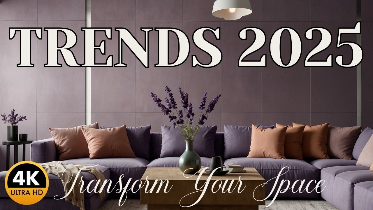 4K | Top 10 Interior Design Trends for 2025: Transform Your Space