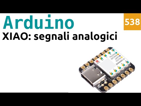 Generare un segnale sinusoidale con XIAO e Arduino IDE - Video 538