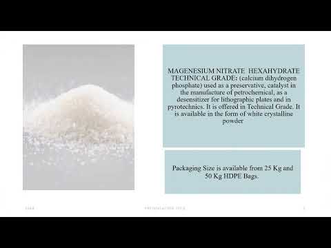 Magnesium Nitrate Hexahydrate Technical