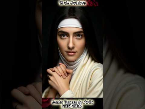 Santa Teresa de Ávila - 15 de Octubre #santodeldía #santoral #religion #amor #fe #parati #santos