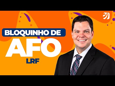 BLOQUINHO DE AFO - LRF (Marcel Guimarães)