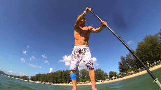 preview picture of video 'Stand Up Paddle Boarding in Bangtao Thailand'