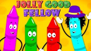 For He's Jolly Good Fellow Nursery Rhymes | Kids Songs For Children By Crayon Nursery Rhymes