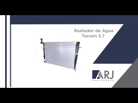 Radiador de Água Hyundai Tucson Sportage C/Ar Manual/Automático