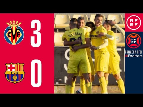 RESUMEN | Villarreal CF B 3-0 FC Barcelona B | PrimeraRFEF | Jornada 15 | Grupo 2