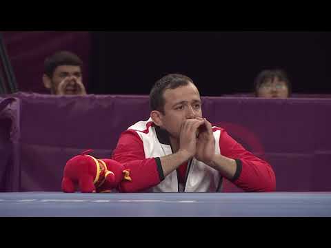 BRONZE FS - 86 kg: B. KODIROV (TJK) v. D. PUNIA (IND)