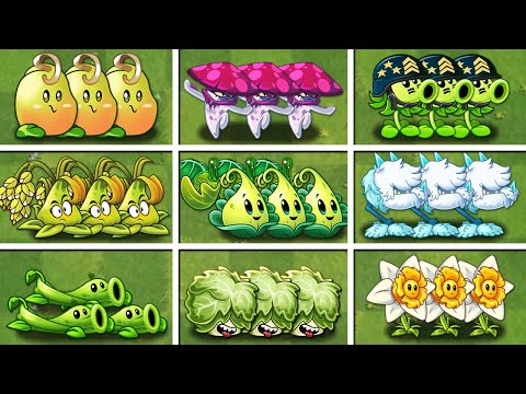 Random 20 Plants Battlez - Who Will WIn? - PvZ 2 Plant vs Plant