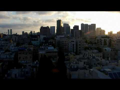 Live view of Tel Aviv skyline.