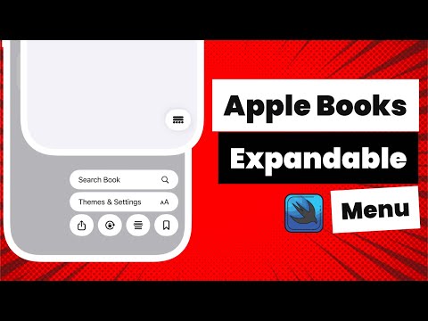 Apple Books Expandable Menu | SwiftUI | Xcode thumbnail