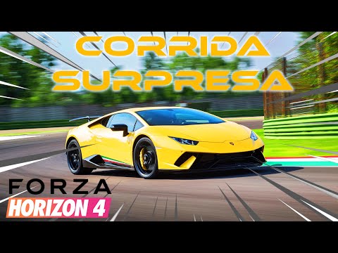 MILKY VISION - A MELHOR CORRIDA SURPRESA ATÉ AGORA - FORZA HORIZON 4 - LAMBORGHINI HURACAN FT ZOIO
