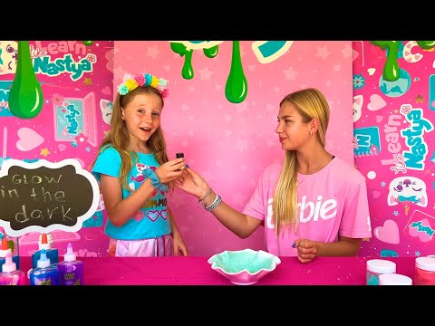 Nastya verkauft Schleim und Eis und verdient Geld