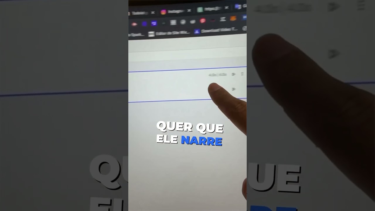 COMO NARRAR SEUS VÍDEOS SEM USAR SUA VOZ! #shorts