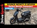 Bounce Infinity E1 Review | Range, Ride Modes, Battery Swap Explained, Performance & Features