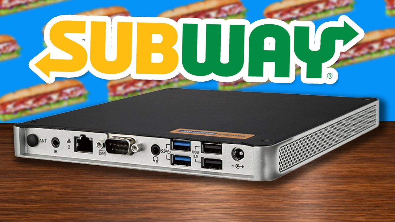 Gaming on The Subway Menu Computers - YouTube