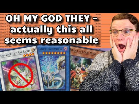 I CAN'T BELIEVE THIS YUGIOH BANLIST (actually i can) - [Live Banlist Reaction 1/21/26]