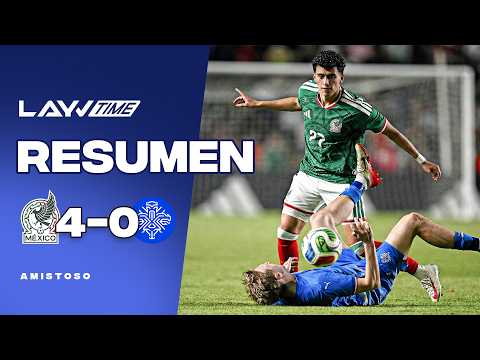 ¡GOLEADA DE MÉXICO! | MÉXICO 4-0 ISLANDIA | RESUMEN Y TODOS LOS GOLES | LAYVTIME