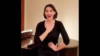 Abigail Shapiro (Ben Shapiro sister) singing opera