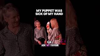 My puppet was sick of my hand                     #ventriloquist #livecomedy #funnymoments