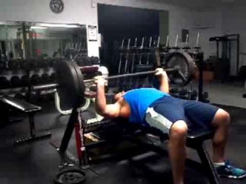 225 x 22 bench press 9/8/13