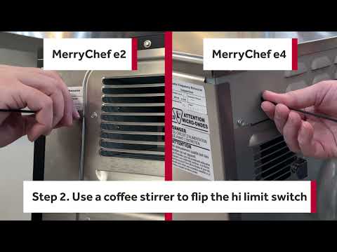 How to Reset a MerryChef eikon Hi Limit