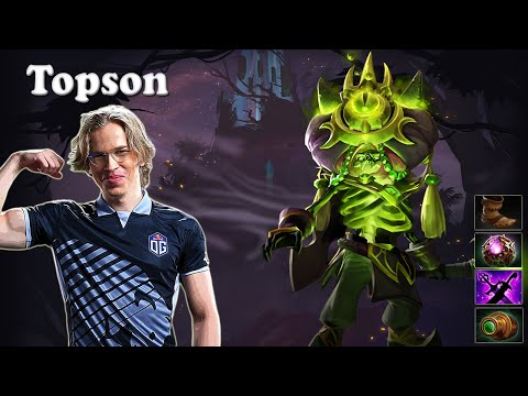 Topson - Pugna Midlane with Notail Hoodwink | Dota 2 7.29 Gameplay