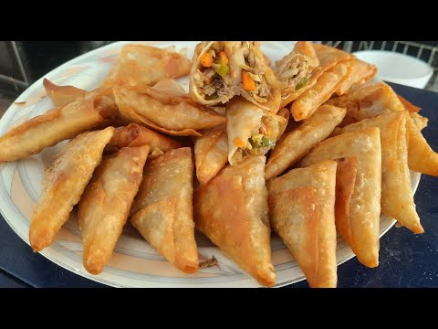 Chinese samosa / vegetables samosa / home made samosa /samosa recipe.