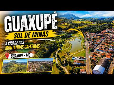 GUAXUPÉ MG em 4K | A Capital do Café no Sul de Minas Vista do Alto
