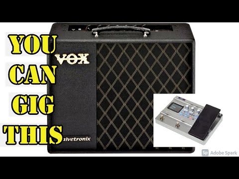 Harley Benton DNAfx GiT into Vox VT40x.