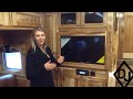 Brilliant TV Center in Living Quarters Horse Trailer | The Trailer Place