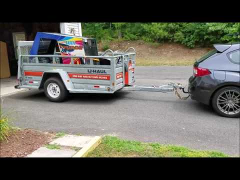 2013 Subaru WRX Hatchback CURT Trailer Hitch Towing UHaul Trailer