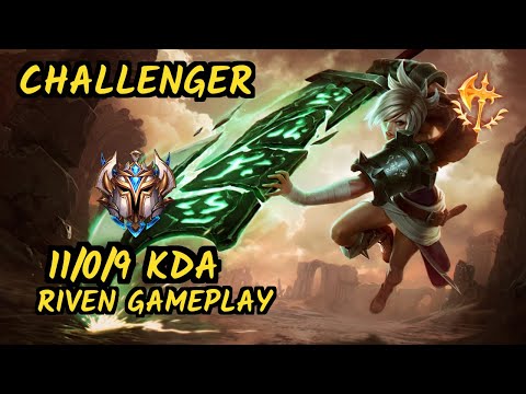 Papryze (RIVEN) vs IRELIA - 11/0/9 KDA TOP CHALLENGER GAMEPLAY - OC