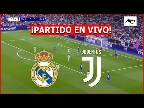 🔴 REAL MADRID vs JUVENTUS EN VIVO ⚽ JUEGA MBAPPE 🔥 CHAMPIONS LEAGUE