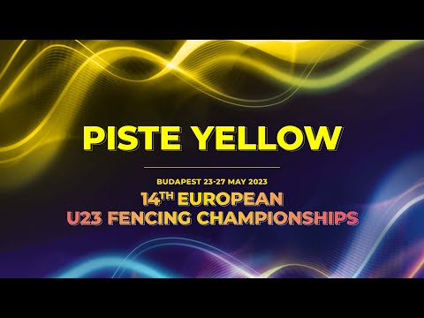 yellow 14th European U23 Fencing Championships
