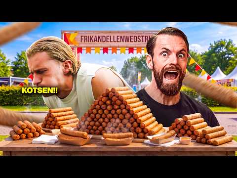 MEEDOEN AAN EEN FRIKANDELLEN EETWEDSTRIJD MET JOËL BEUKERS!!!