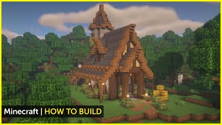 Minecraft How to Build a Medieval Granary (Tutorial)