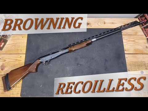 The Browning Recoilless Shotgun - a 12 Gauge that Kicks like a 22?