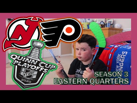 KNEE HOCKEY SEASON 3 - EASTERN CONFERENCE QUARTER FINALS - FLYERS / DEVILS - QUINNBOYSTV