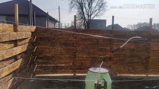 Плетенка из досок