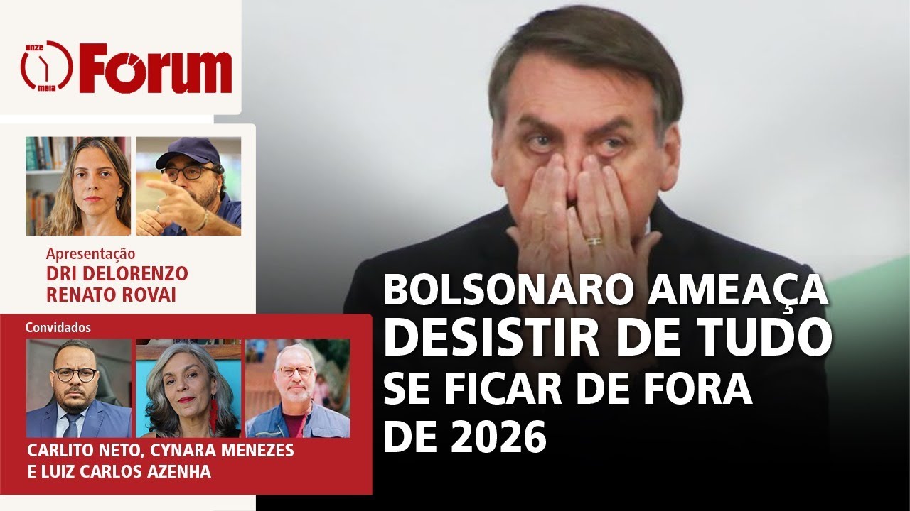 Bolsonaro fala em desistir da política | Racha no meio evangélico | Sergio Moro humilhado | 17.10.24