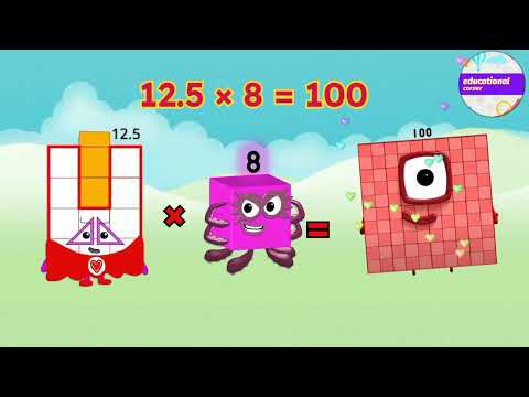 12.5 decimal multiplication| 12.5 times table @educationalcorner110 #learntocount