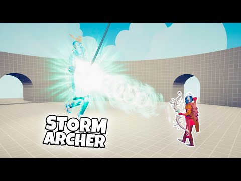 STORM ARCHER 1 VS 1 EVERY UNIT | TABS MODDED GAMEPLAY