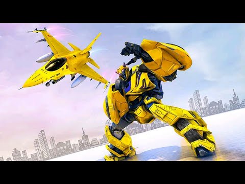 Air Jet Robot Transformation : Robot Shooting Game 21 - Android Gameplay