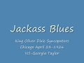 Jackass Blues- King Oliver Dixie Syncopators - Bigband Lou Jackass Blues- King Oliver Dixie Syncopators