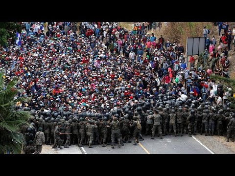 瓜地馬拉向美國移民大篷車施壓 (Guatemala ups pressure on U.S.-bound migrant caravan)