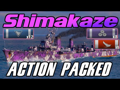 Shimakaze || Action packed 3360 Base XP torping || World of Warships