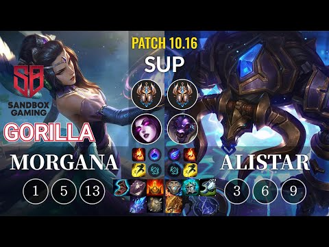 SB GorillA Morgana vs Alistar Sup - KR Patch 10.16